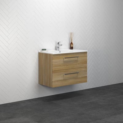 Dansani Mido+ Furniture Package Warm Oak - Melamine-Coated, 810x604x455mm, 2 Drawers