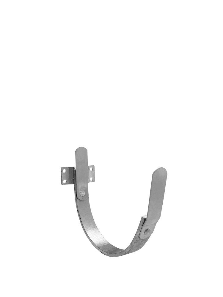 Dansk Gutter bracket Console Iron 1/2 round galvanized - 333mm, 12", Konsol, 5mm, Zinc, 153mm