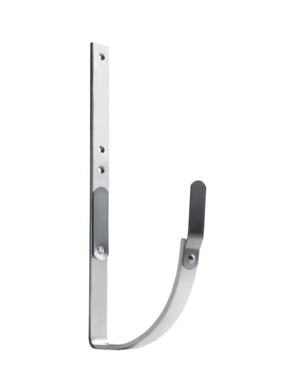 Dansk Gutter bracket Gutter Bracket 1/4 round galvanized - 400mm, 14", short, Zinc, 5mm