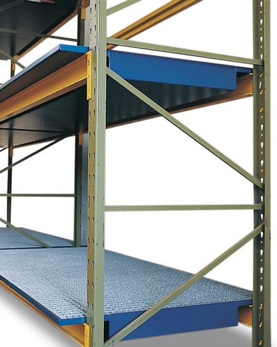 DENIOS SRW 18.8 System rack bin with galvanized grating - 1800 mm reoler