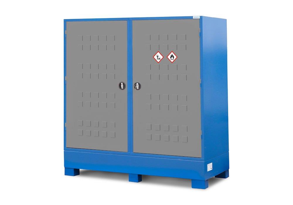 DENIOS SteelSafe Chemical Cabinet - 1800mm, 1700mm, 700mm