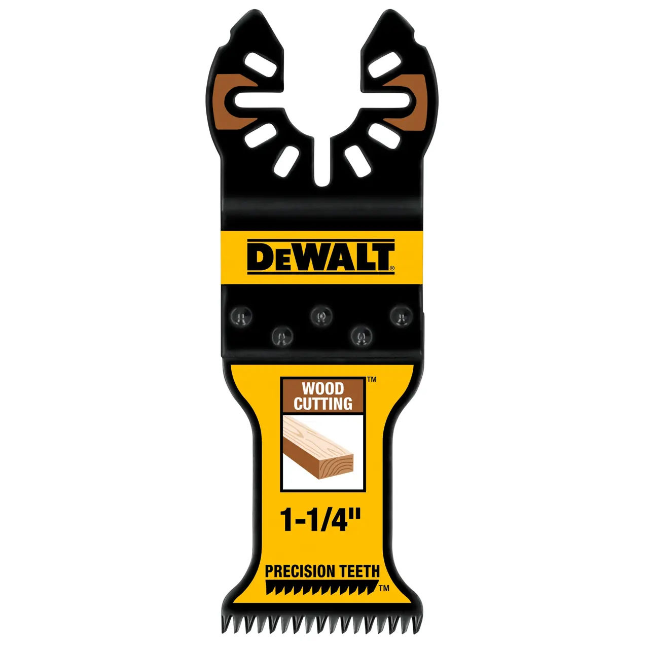 1-1/4-IN. Precision tooth HCS oscillating tool blade for wood with nails (3-Pack)