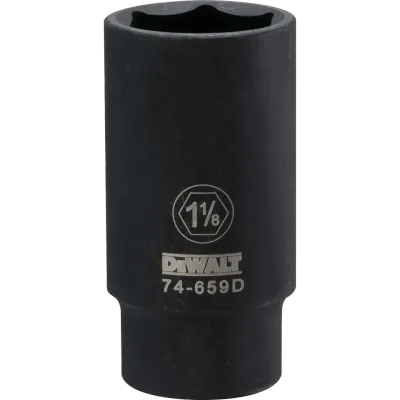 1/2-IN. (13mm) Drive 6-Point 1-1/8-IN. (29mm) Standard (SAE) Deep Impact Socket