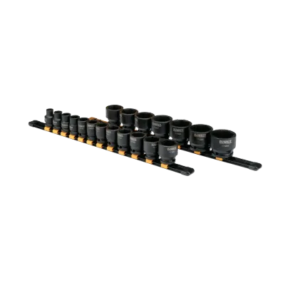 1/2-IN. Drive 6-Point Impact Socket Set (19-PC.)