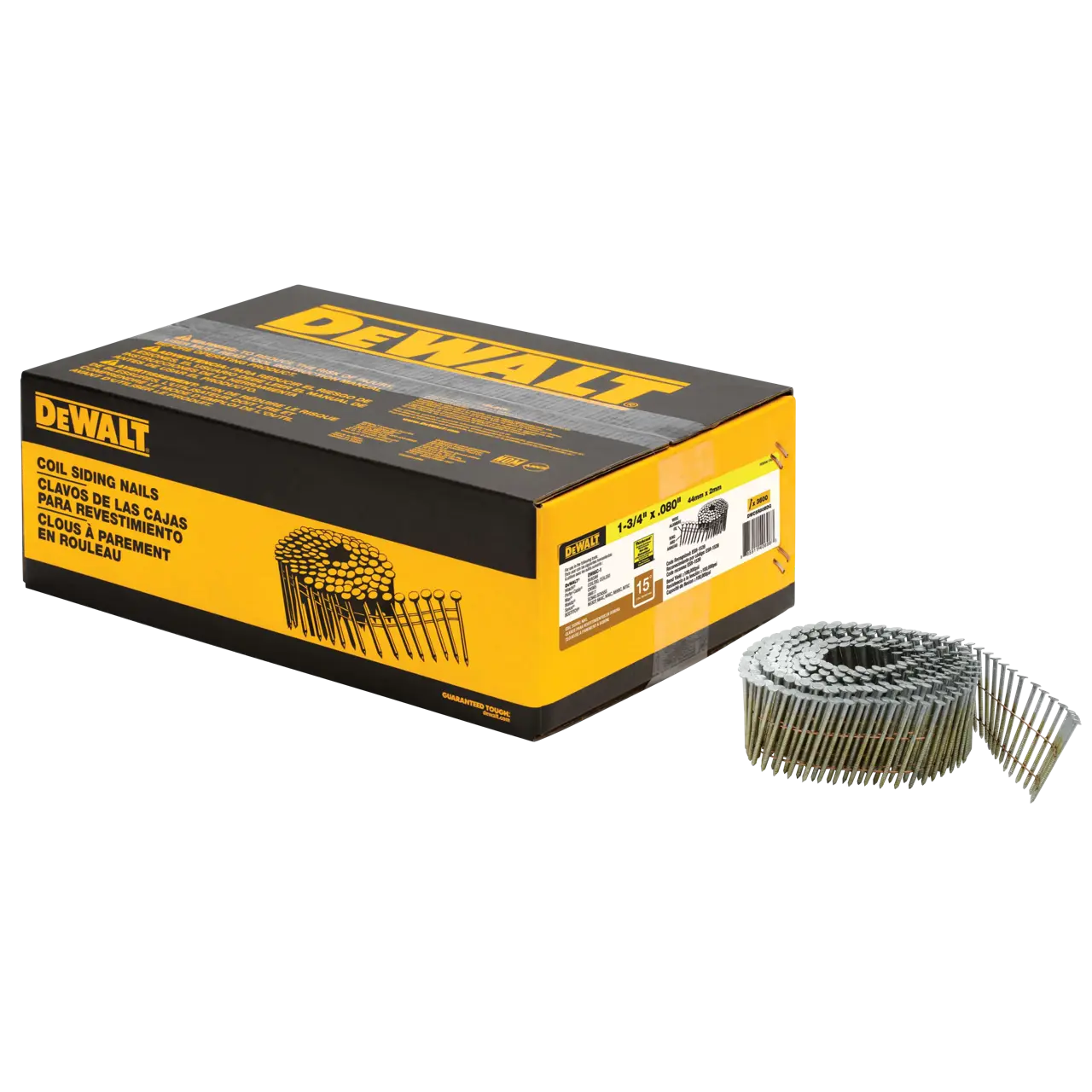 1-3/4-IN. X .080-IN. 15° Coil Siding Galvanized Ring Shank Nail