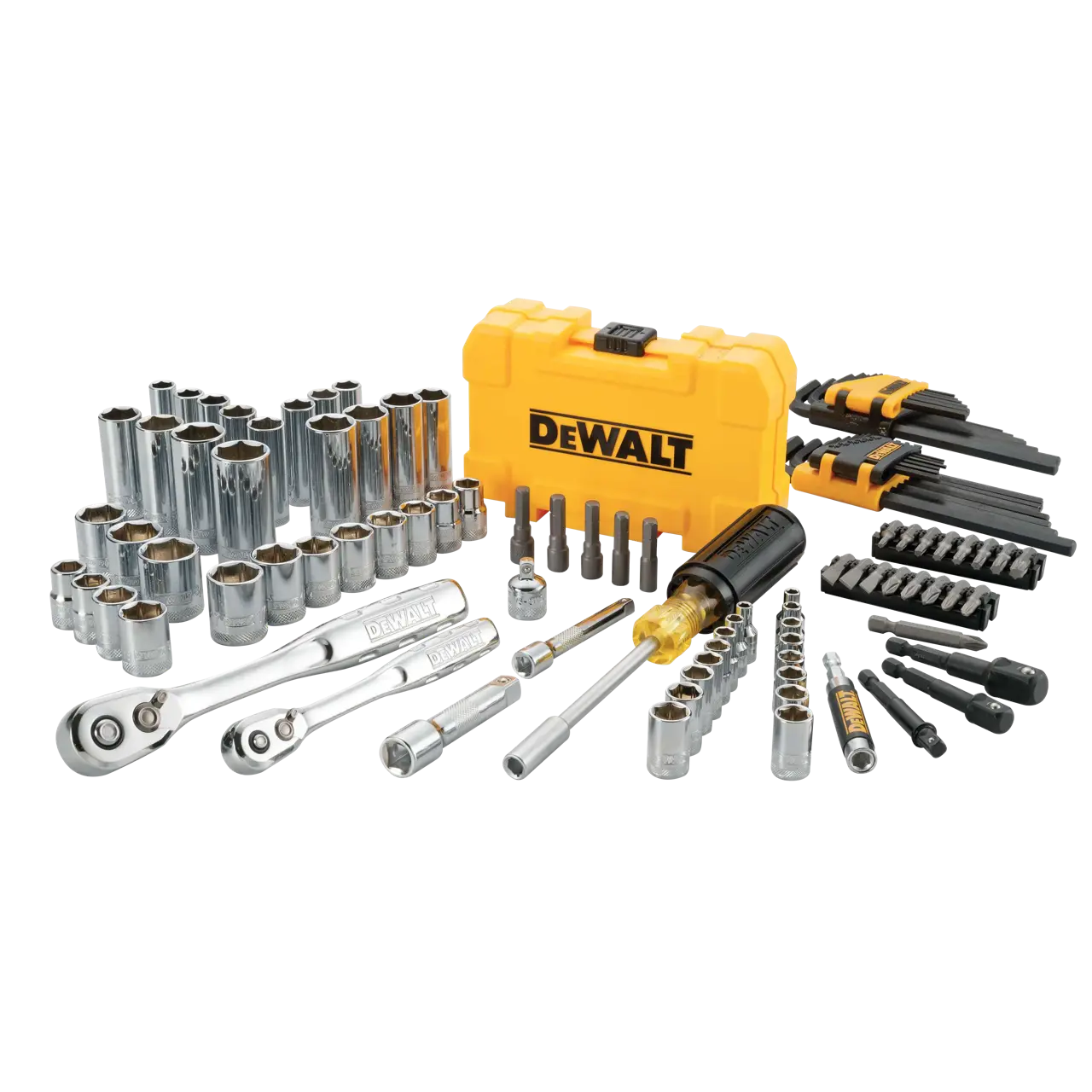 1/4 in & 3/8 in Drive Mechanics Tools Set (108-PC.)