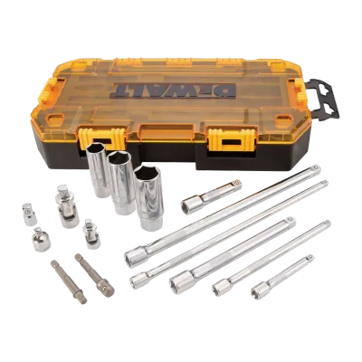 1/4-IN. (6.4mm) & 3/8-IN. (9.5mm) Drive Tool Accessory Set (15-Piece))