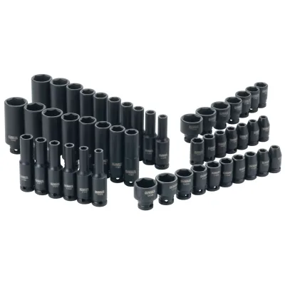 1/4-IN. Drive Combination Impact Socket Set 6 Pt (48-PC.)
