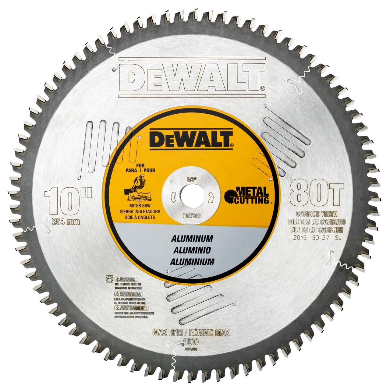 10-IN. 80T Metal Cutting Circular Saw Blade (254mm)