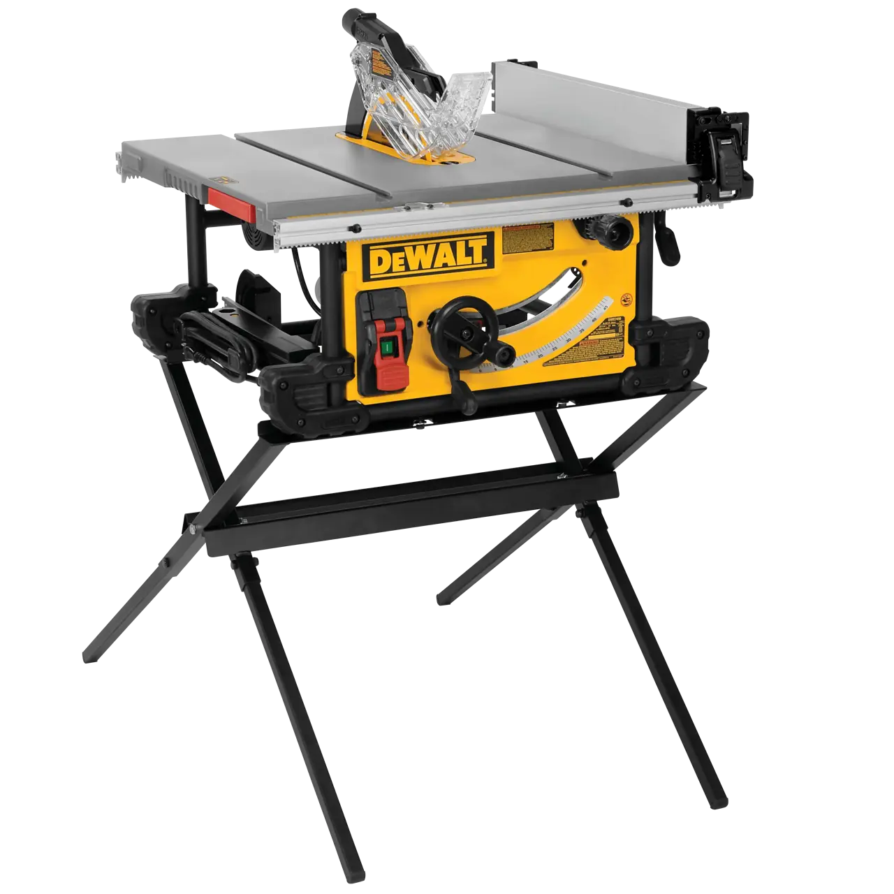 10-IN. Table Saw with Scissor Stand