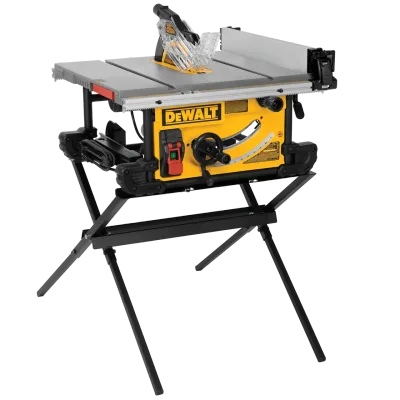 10-IN. Table Saw with Scissor Stand
