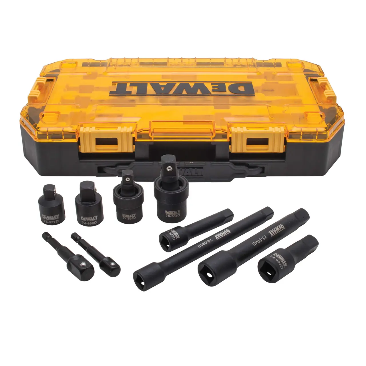 10 Piece 3/8 in & 1/2 in Drive Impact Accessory Set