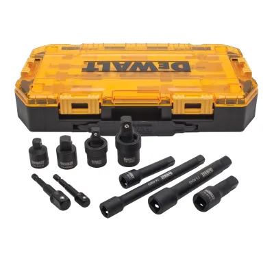 10 Piece 3/8 in & 1/2 in Drive Impact Accessory Set