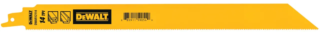 12-IN. 14 TPI 1-IN. Reciprocating saw blade (5 pk)
