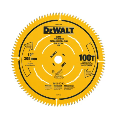 12-IN. (305mm) 100 Tooth Ultra Fine Finish Saw Blade