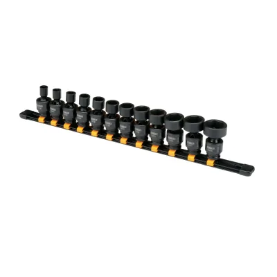 12 Piece 3/8 in Drive Impact Universal Socket Set