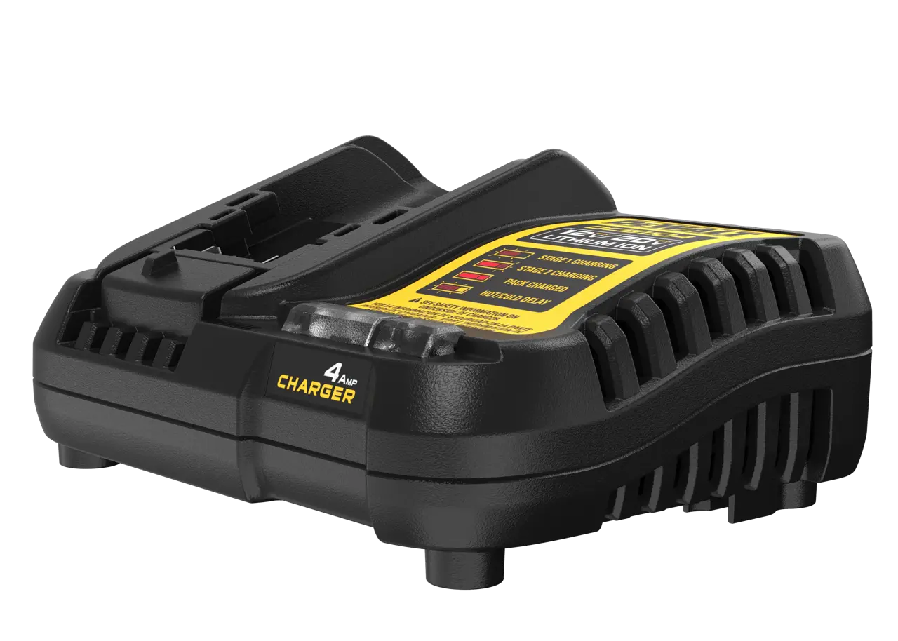 12V MAX*/20V MAX** 4 amp charger