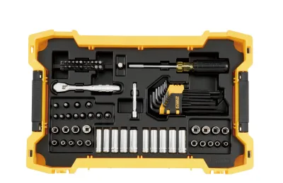 131-PC. 1/4-IN. and 3/8-IN. Mechanic Tool Set with TOUGHSYSTEM 2.0® Tray and Lid