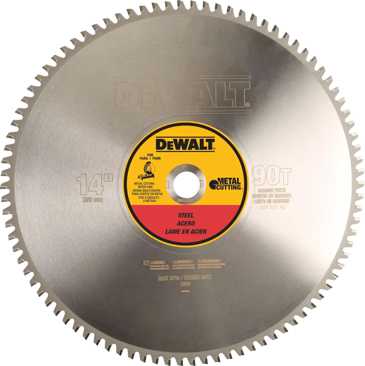 14-IN. 90T Ferrous Metal Cutting Saw Blade