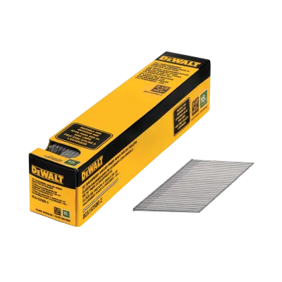 15 gauge 2-1/2-IN. Galvanized 34-Degree da style angled finish nails (2500-Pack)