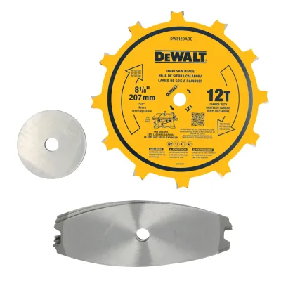 15-Piece 8-1/2-IN. 12T Dado Blade Set