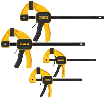 150 Mm|6-IN. Medium and 300 Mm|12-IN. Large Trigger Clamps - 4 Pack
