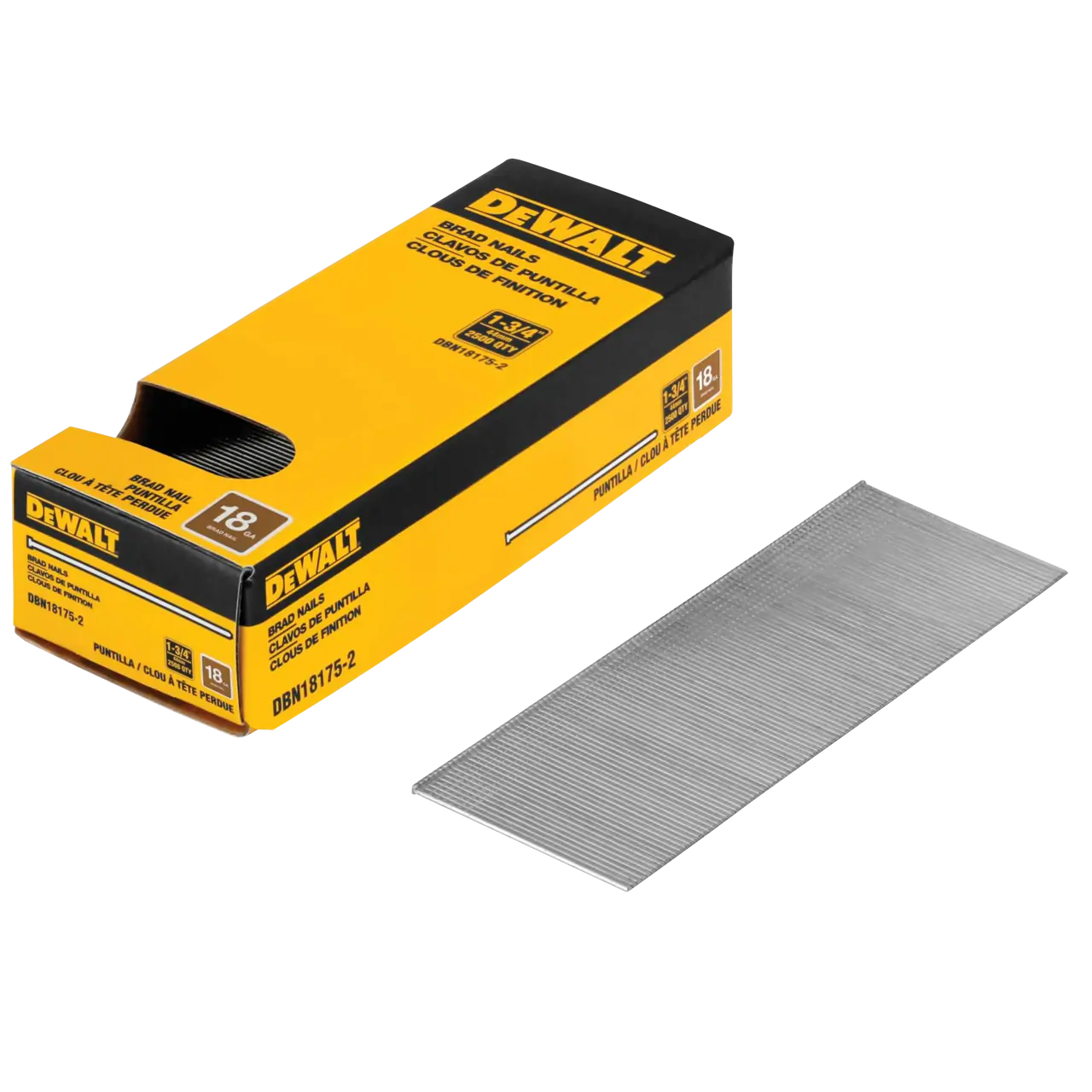 18 gauge 1-3/4-IN. Brad nails (2500-Pack)