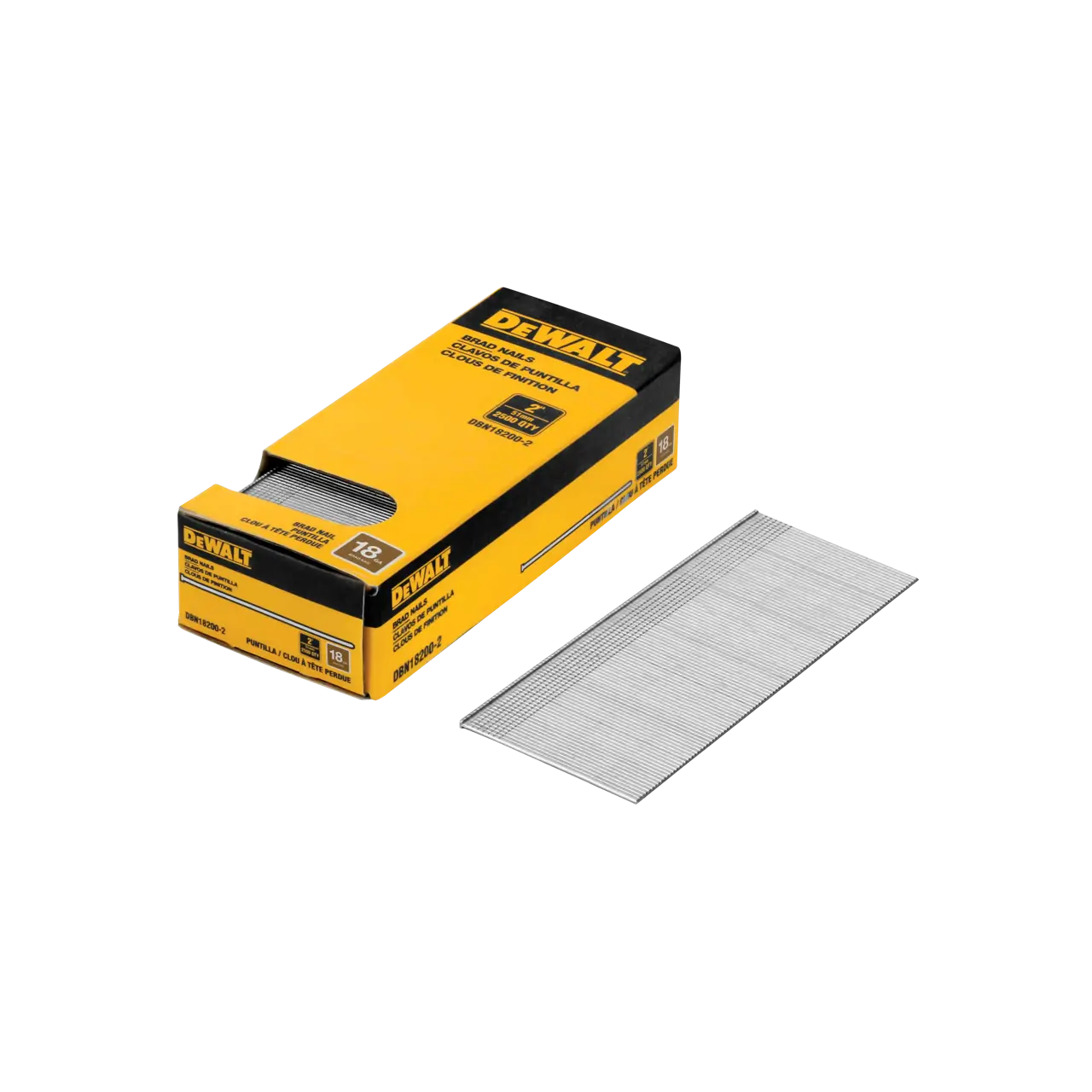18 gauge 2-IN. Brad nails (2500-Pack)