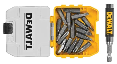 18-Piece Assorted Screwdriving Bit Set with Toughcase+