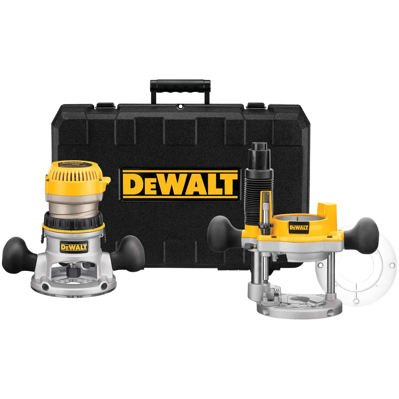2-1/4 Hp (Maximum Motor Hp) Evs Fixed Base / Plunge Router Combo Kit W/ Soft Start