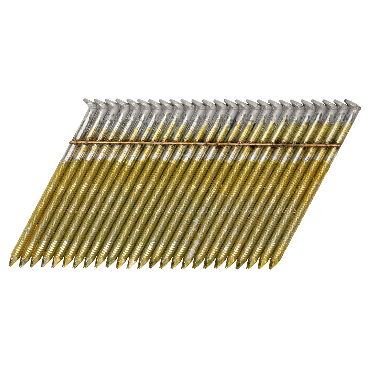 2-3/8-IN. X 0.120-IN. Ring shank galvanized 28 degree wire weld framing nails (2000-Pack)