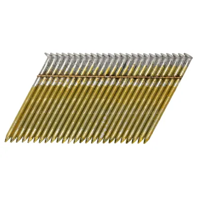 2-3/8-IN. X 0.120-IN. Ring shank galvanized 28 degree wire weld framing nails (2000-Pack)