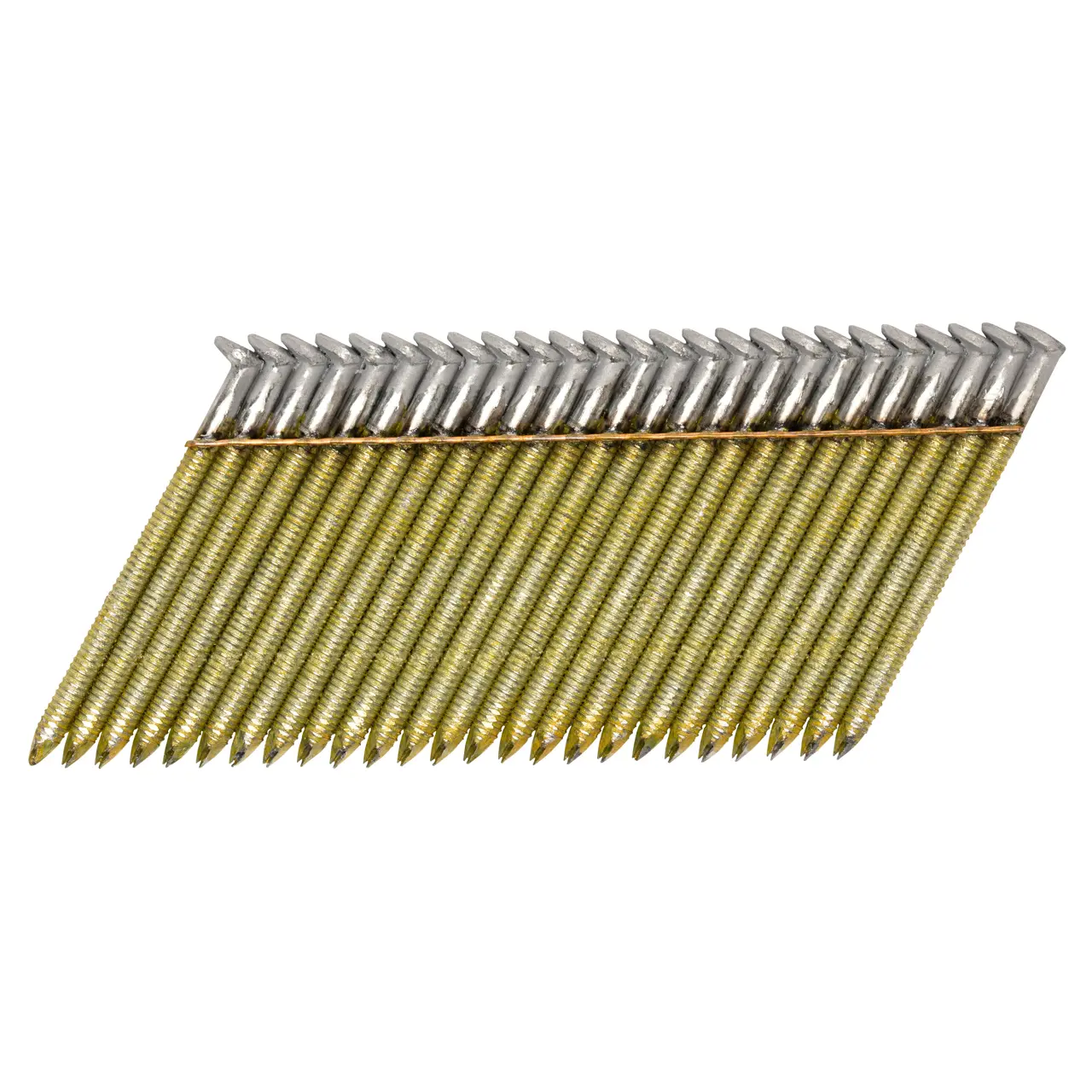 2-IN. X 0.113-IN. Ring shank galvanized 28 degree wire weld framing nails (2000-Pack)