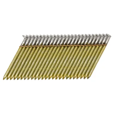 2-IN. X 0.113-IN. Ring shank galvanized 28 degree wire weld framing nails (2000-Pack)
