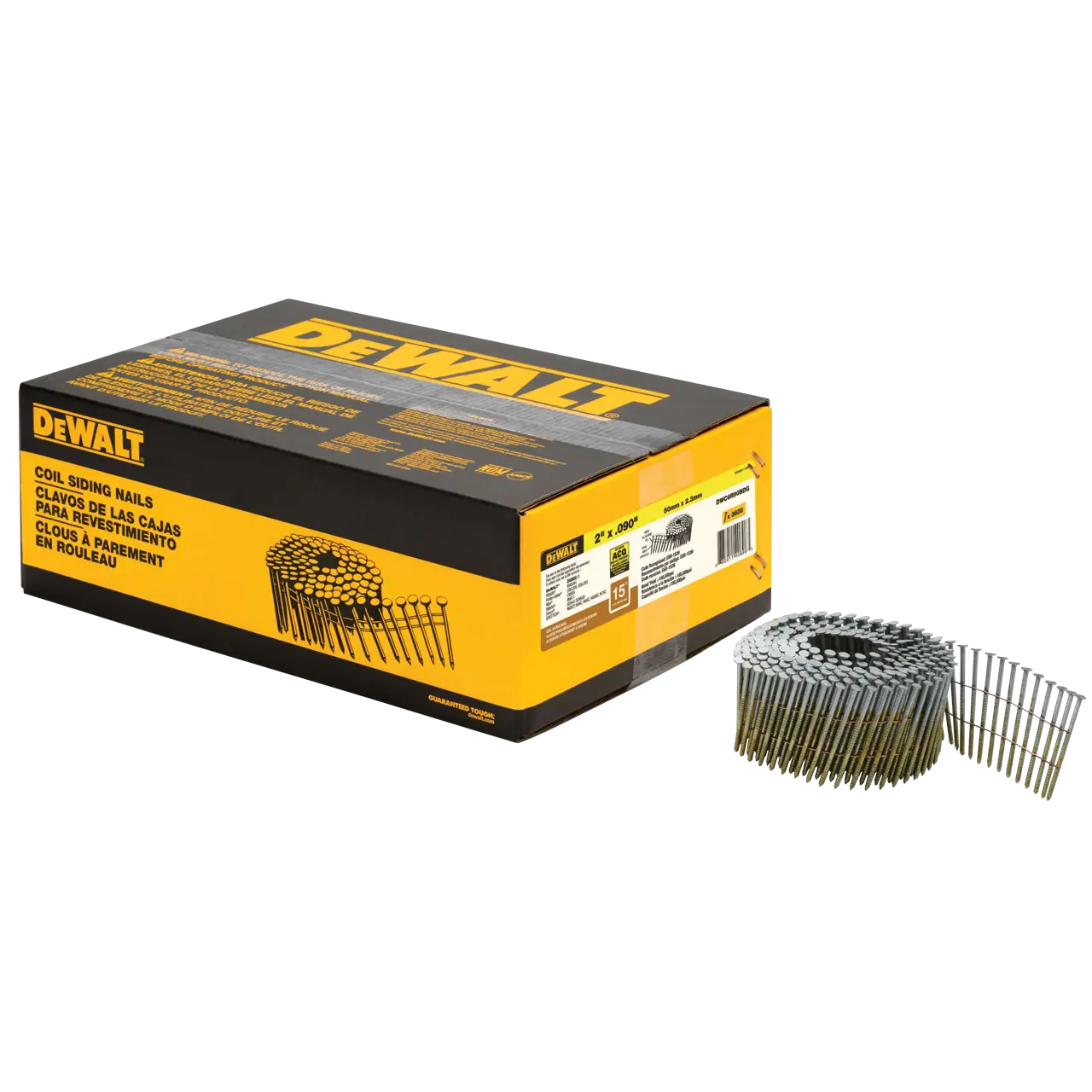 2-IN. X .090-IN. 15° Coil Siding Galvanized Ring Shank Nail