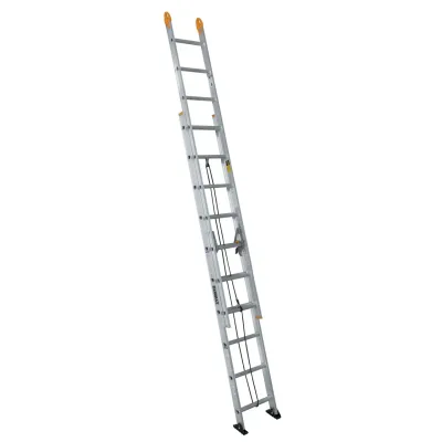 20-Ft aluminum 225-Lb type ii extension ladder