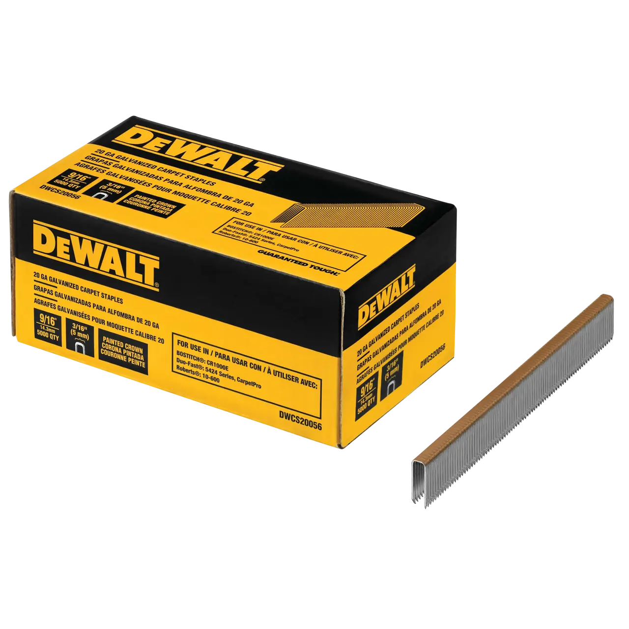 20 Gauge Painted Crown Carpet Staples