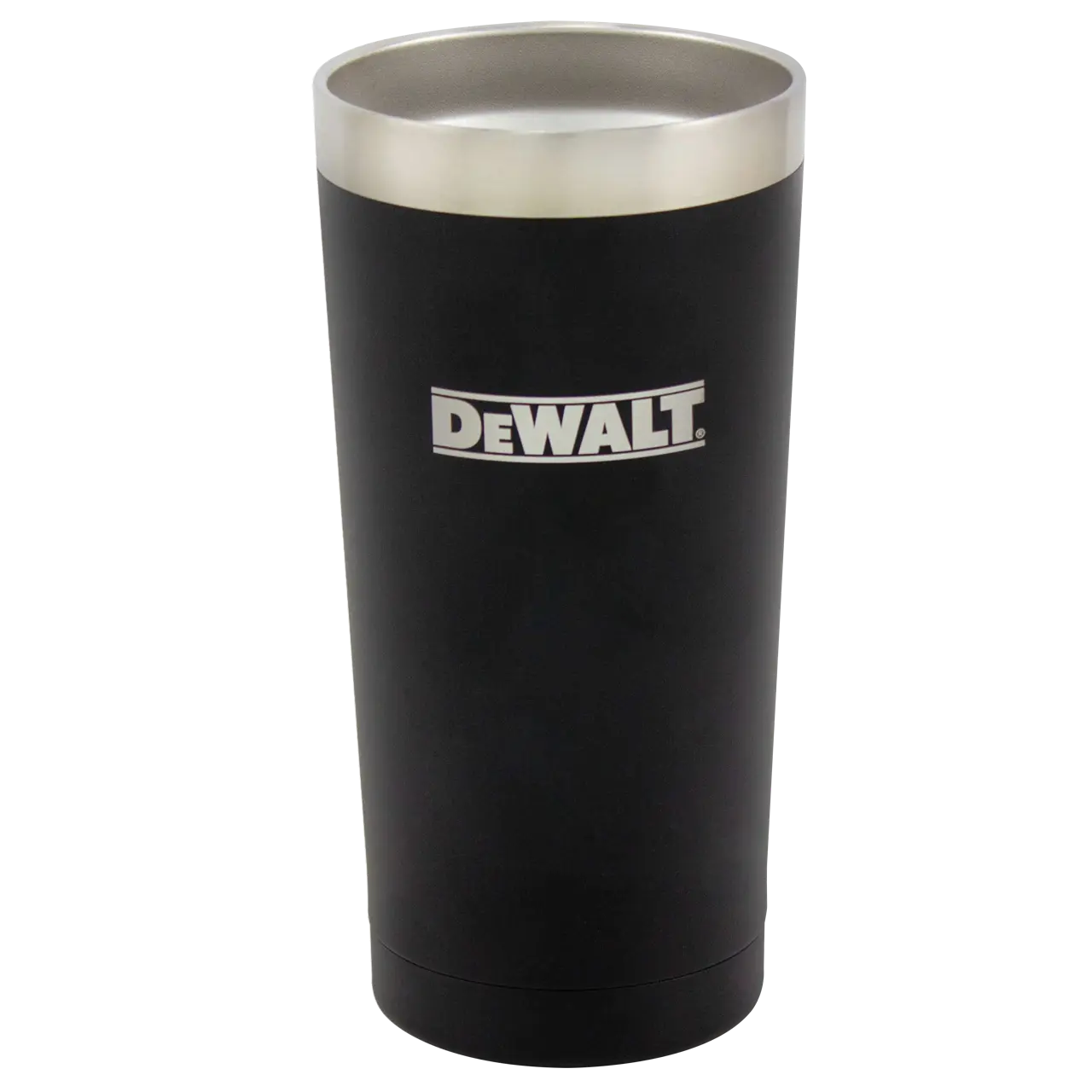 20 oz black powder coated tumbler