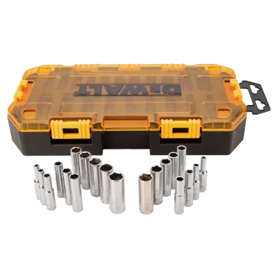 20 Piece 1/4 in Drive Deep Combination Socket Set