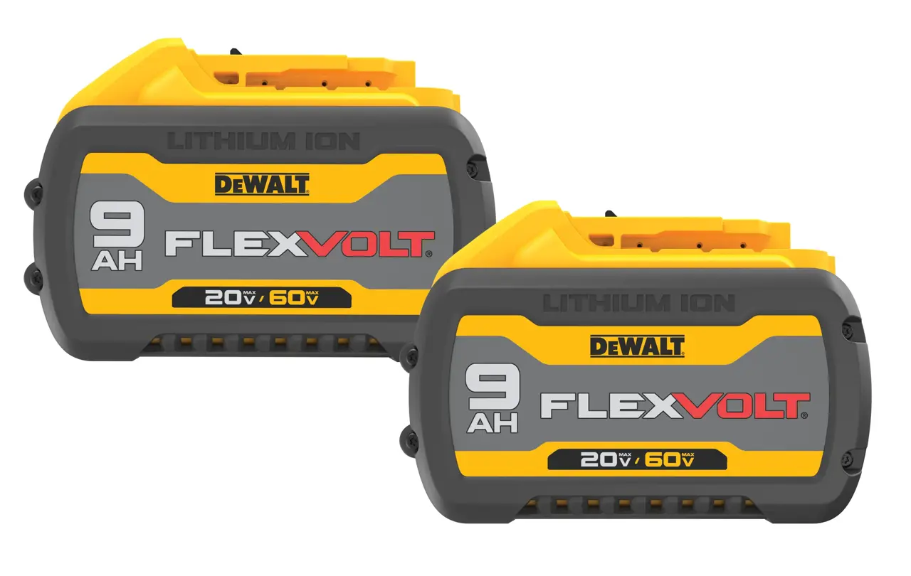 20V/60V MAX** flexvolt 9AH battery (2 pk)