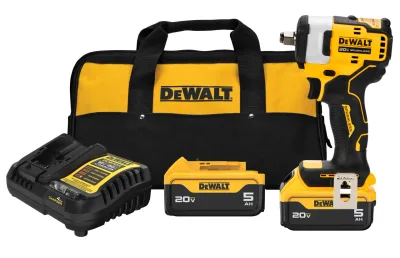 20V MAX** 1/2-IN. Cordless impact wrench with hog ring anvil kit