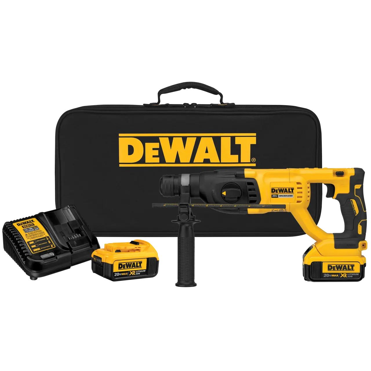 20V MAX* 1-IN. Brushless Cordless SDS PLUS D-handle Rotary Hammer Kit