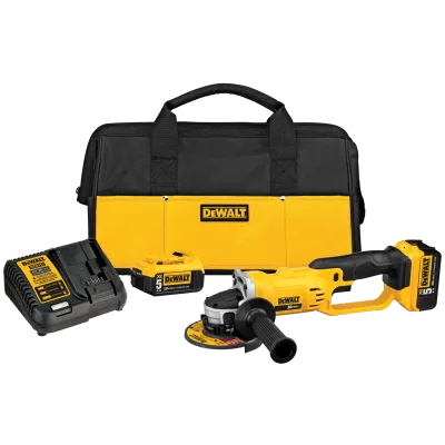 20V MAX* 4-1/2-IN. - 5-IN. (114mm - 127mm) Cordless Angle Grinder with (2) 5.0 Ah Batteries and Charger