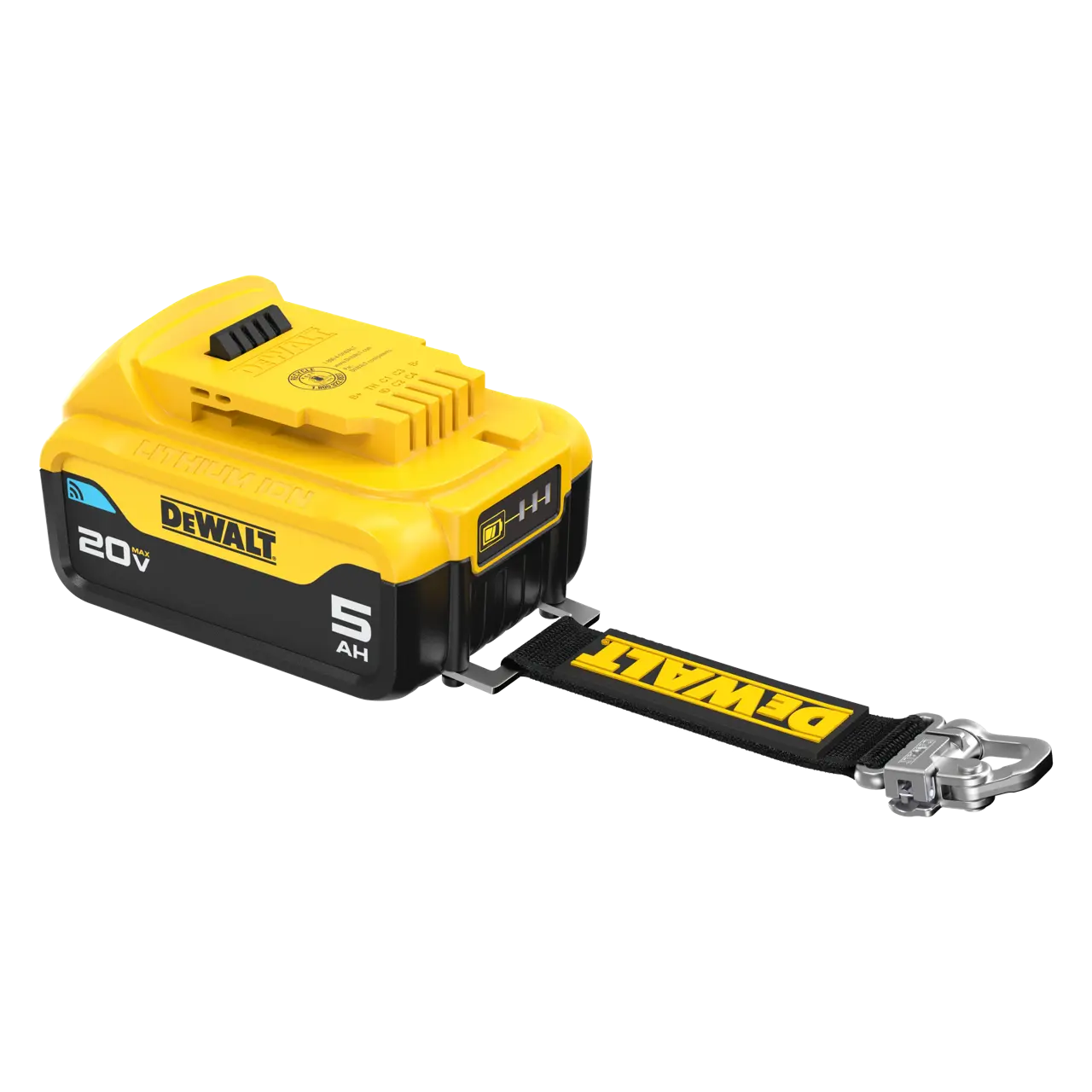 20V MAX** 5AH bt battery lanyard ready