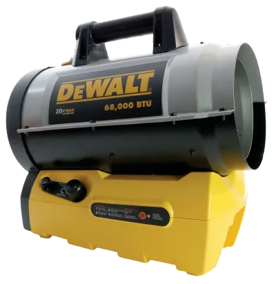 20V MAX* 70,000 Btu Cordless Forced Air Propane Heater
