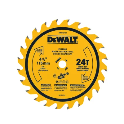 20V MAX* ATOMIC™ 4-1/2-IN. (115mm) 24-Tooth Circular Saw Blade