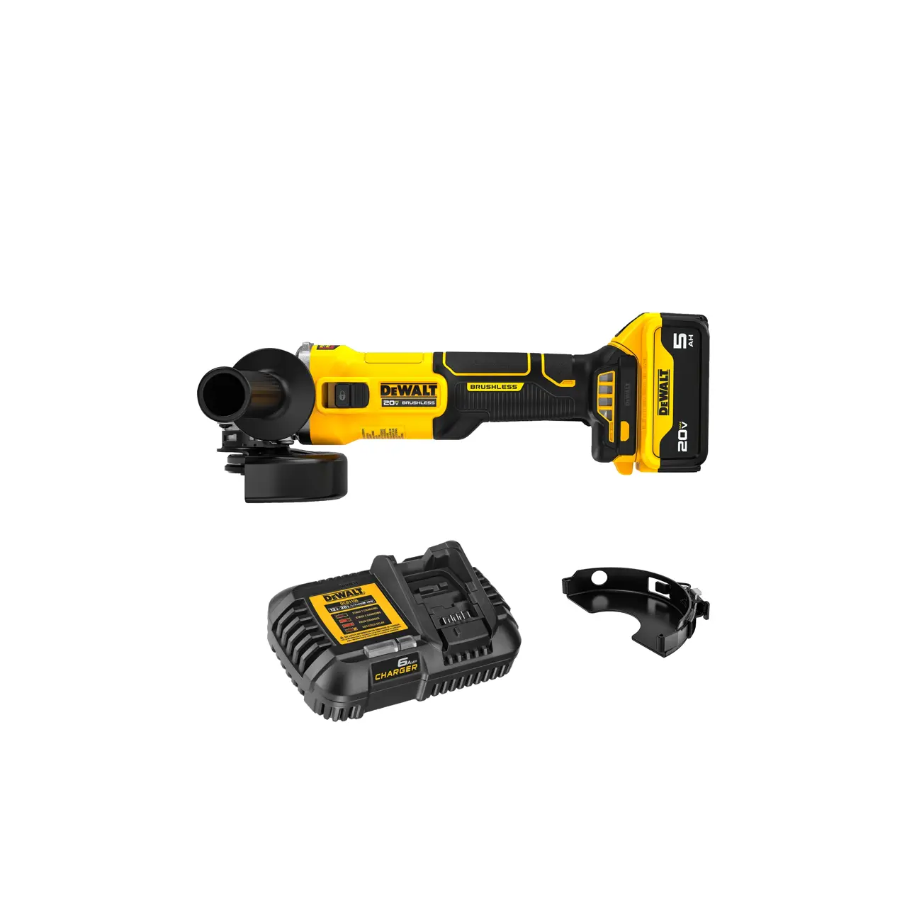 20V MAX* Brushless Cordless 4-1/2-IN. Slide-Switch Grinder Kit