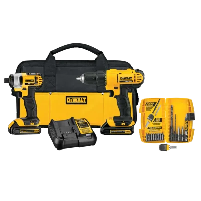 20V MAX* Compact Drill/Driver and Impact Driver with Accessories Combo Kit