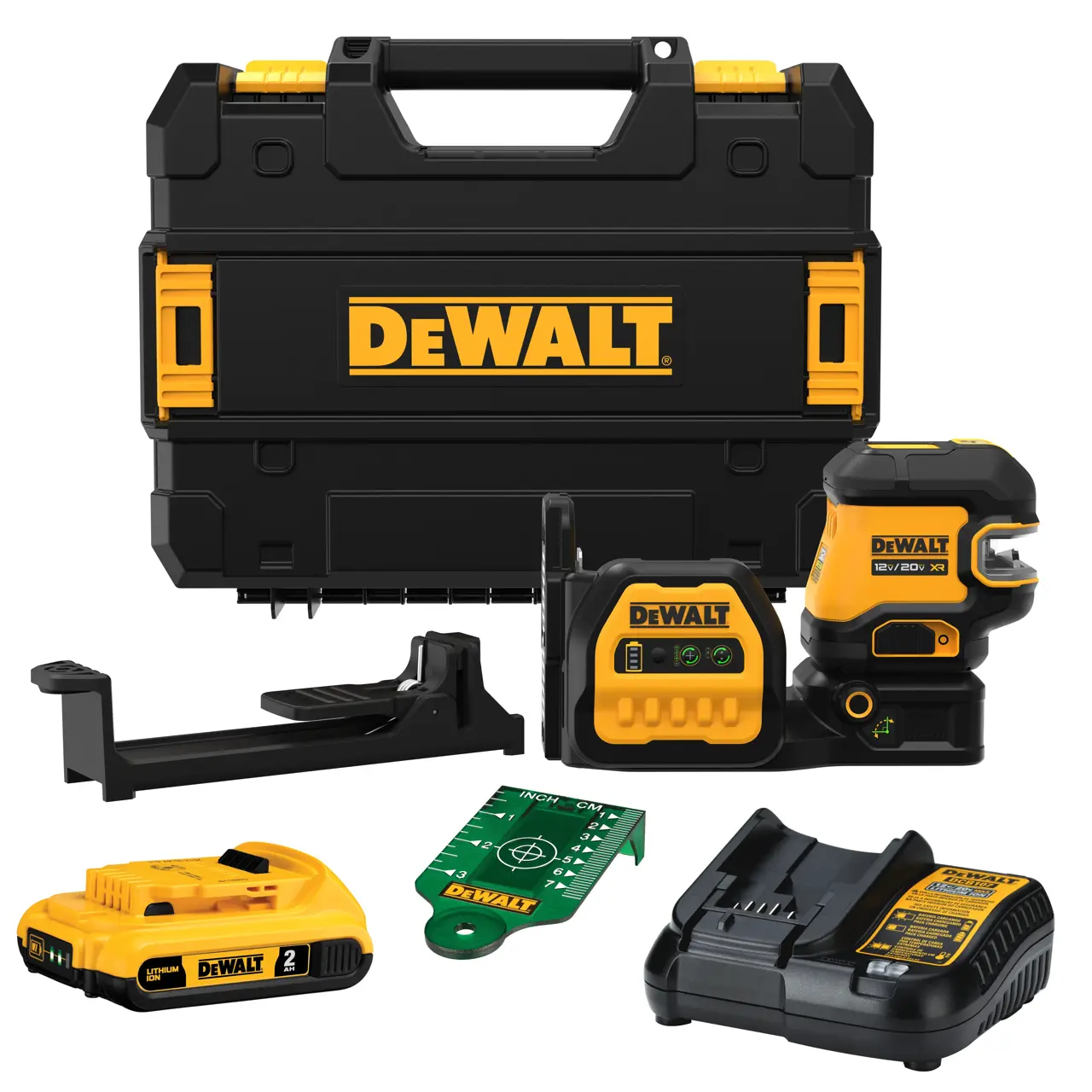 20V MAX* Cordless 2-Spot Green Line Laser Kit