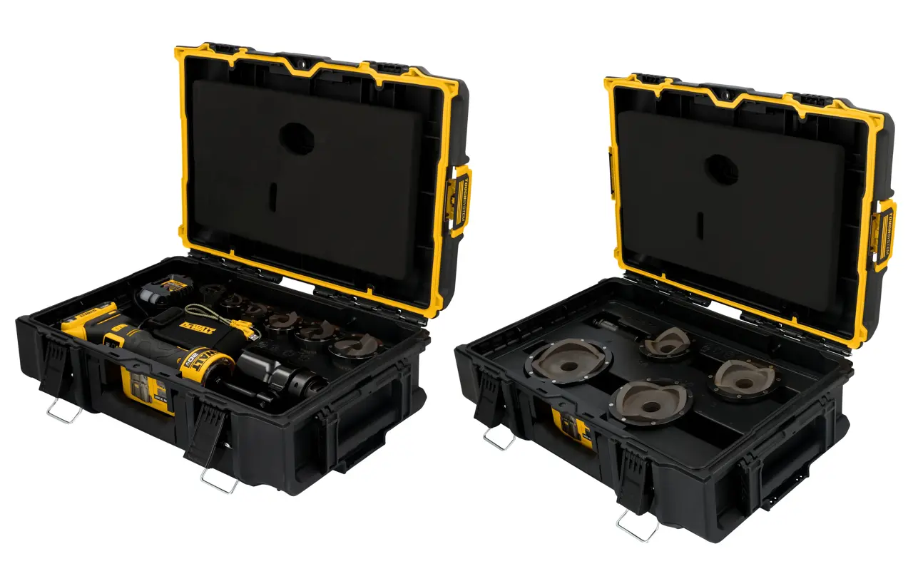 20V MAX* Hydraulic Knockout Tool Kit with 1/2-IN. - 4-IN. Punches and Dies